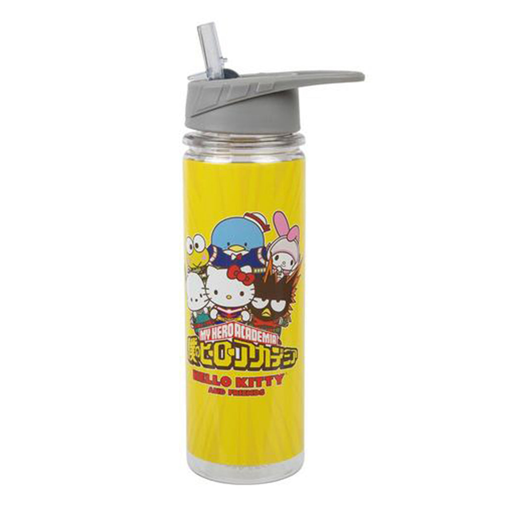 Sanrio Hello Kitty My Hero Academia Yellow 16oz Tritan Water Bottle