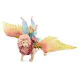 Schleich Bayala Fairy In Flight On Winged Lion Animal Figure 70714 - Radar Toys