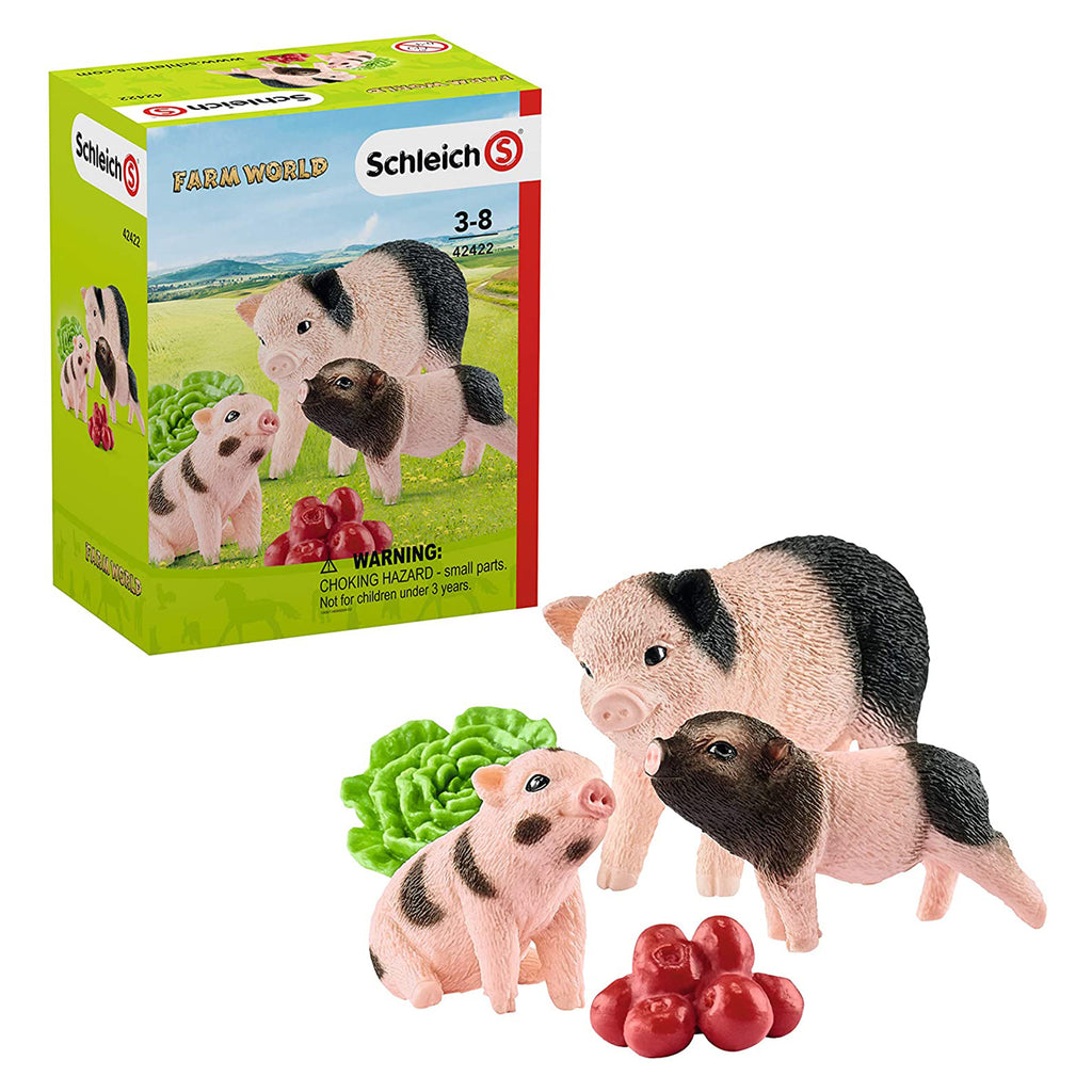 Schleich Farm World Mother Pig and Piglets Figure Set 42422