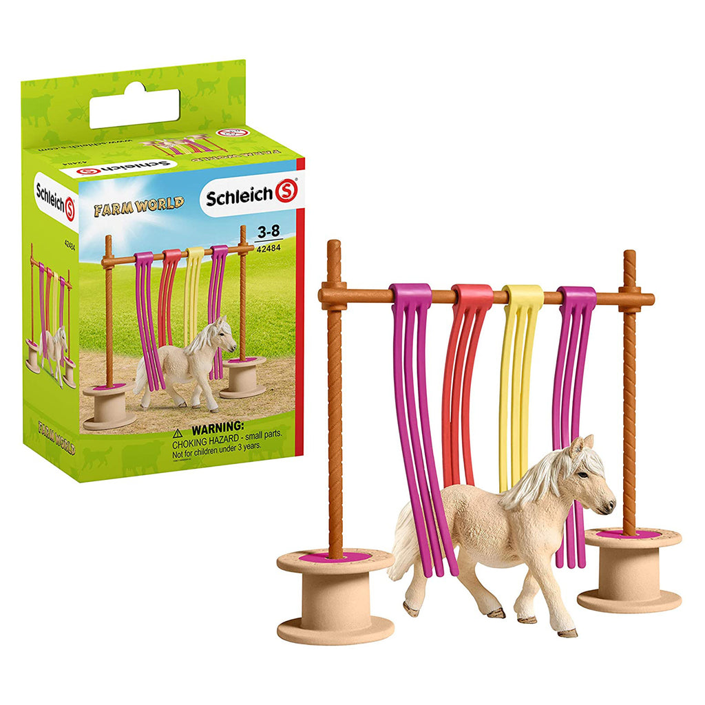 Schleich Farm World Pony Curtain Obstacle Set 42484 - Radar Toys