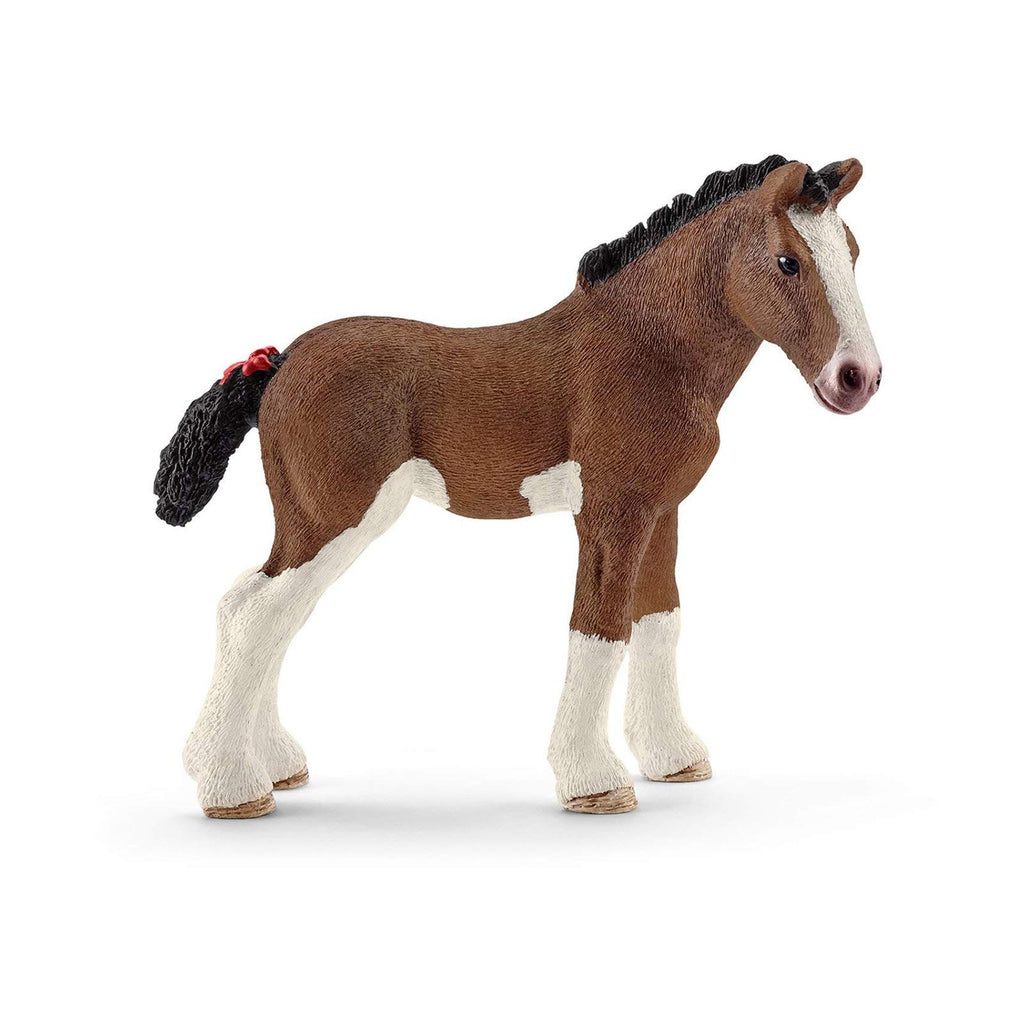 Schleich Clydesdale Foal Animal Horse Figure - Radar Toys