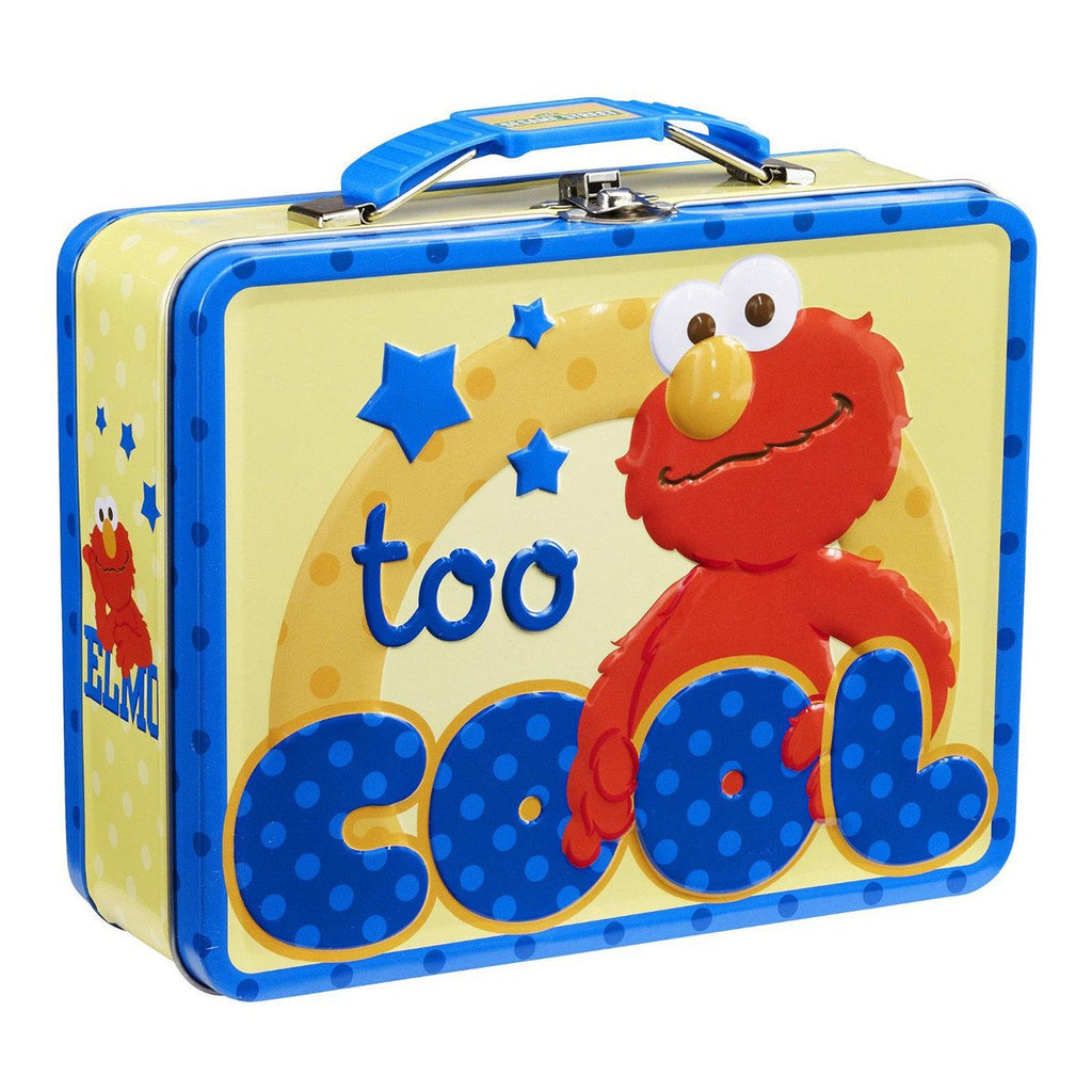 Sesame Street Elmo Metal Tin Lunch Box Too Cool