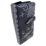 Shagwear Shadow Cat Large Black Zipper Wallet - Radar Toys