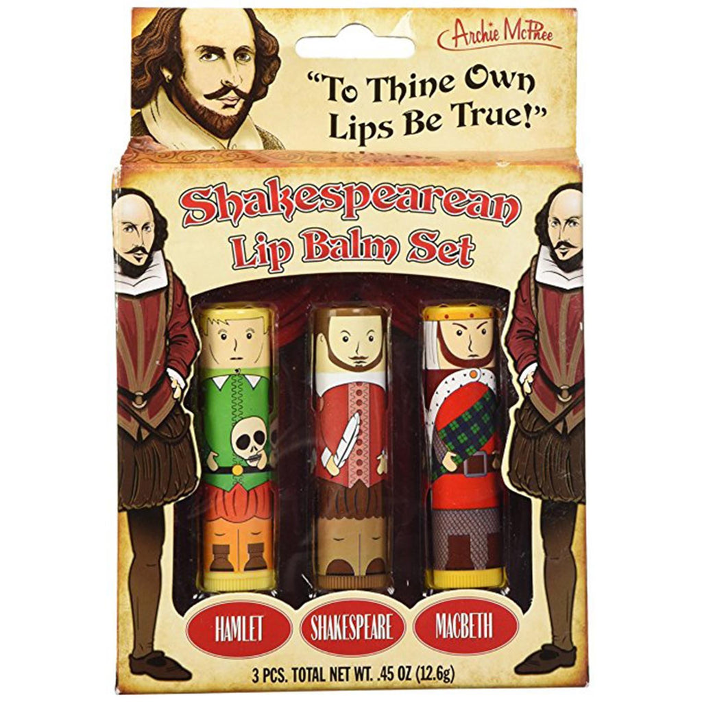 Shakespearean Lip Balm Set
