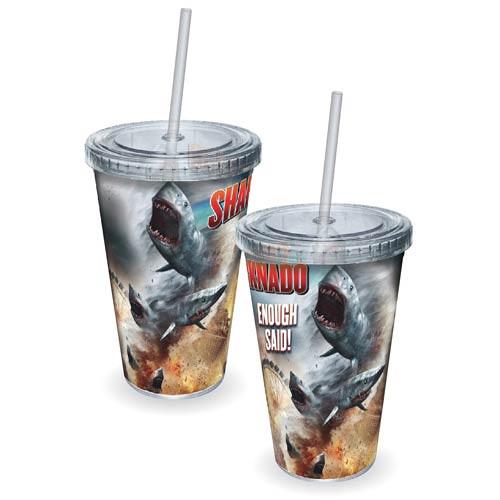 Sharknado Enough Said Acrylic 16 oz. Travel Cup