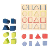 Small Foot Wooden Geometry Shape Fitting Puzzle - Radar Toys