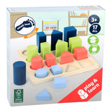 Small Foot Wooden Geometry Shape Fitting Puzzle - Radar Toys