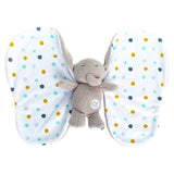 Snug Hugs Grey Elephant Small Plush Blanky - Radar Toys