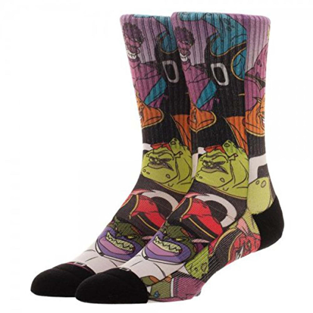Space Jam Villains Monstars Sublimated 1 Pair Of Crew Socks