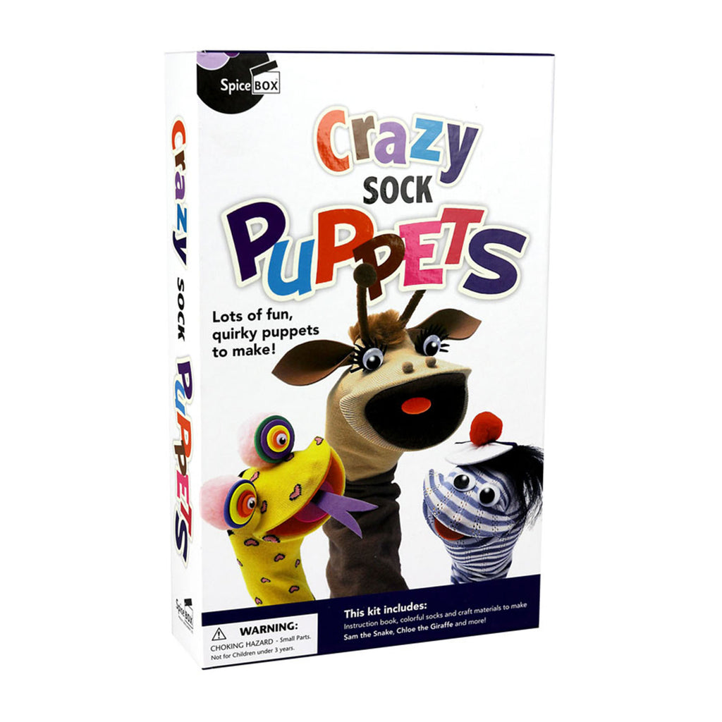 Spice Box Crazy Sock Puppets