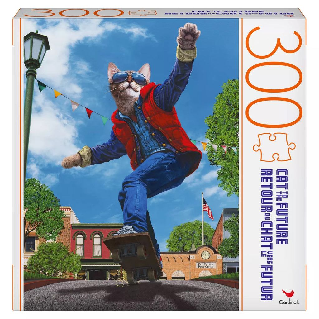 Spin Master Cat To The Future 300 Piece Puzzle