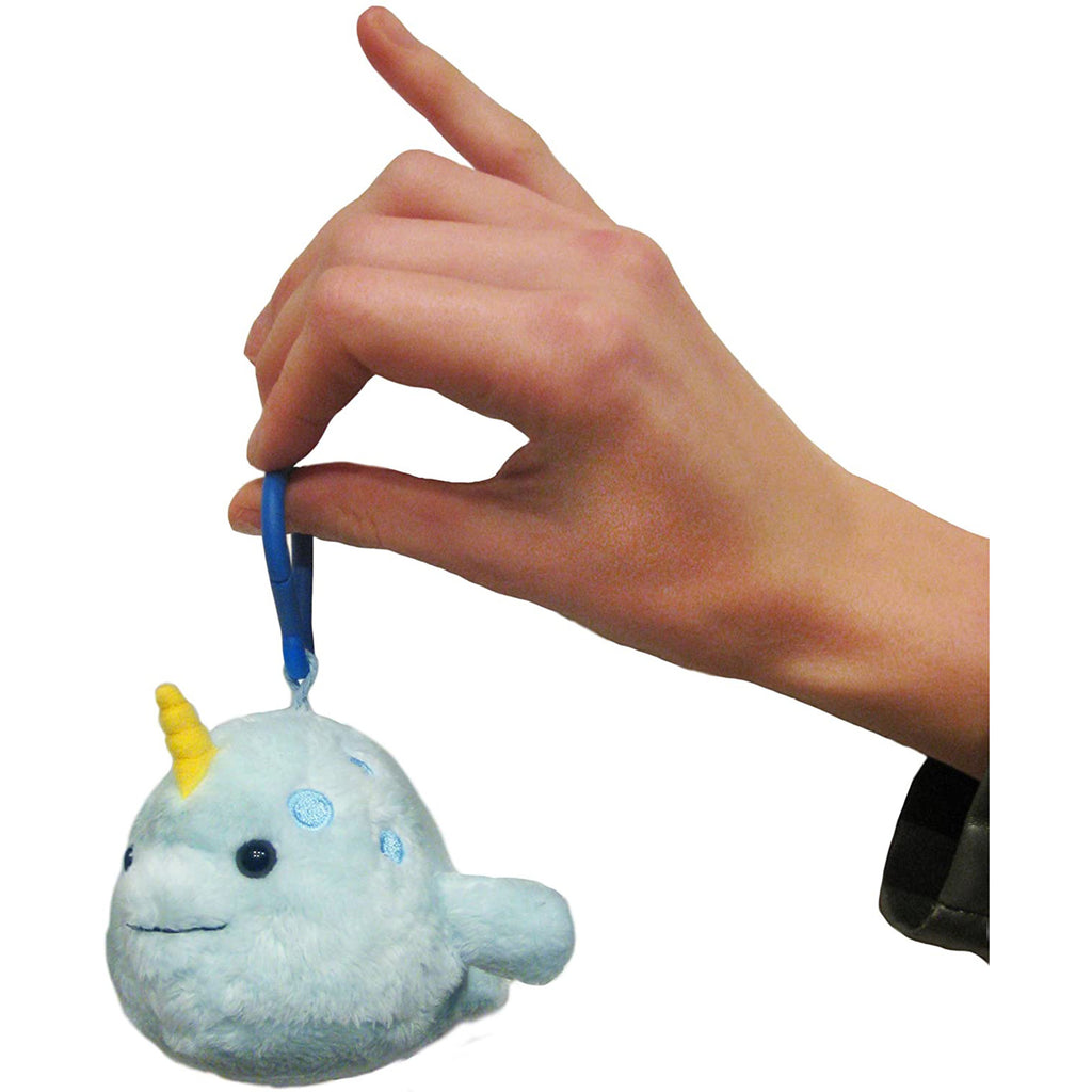 Squishable Narwhal Micro 3 Inch Plush Clip