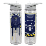 Star Trek Clear 16oz Tritan Water Bottle - Radar Toys