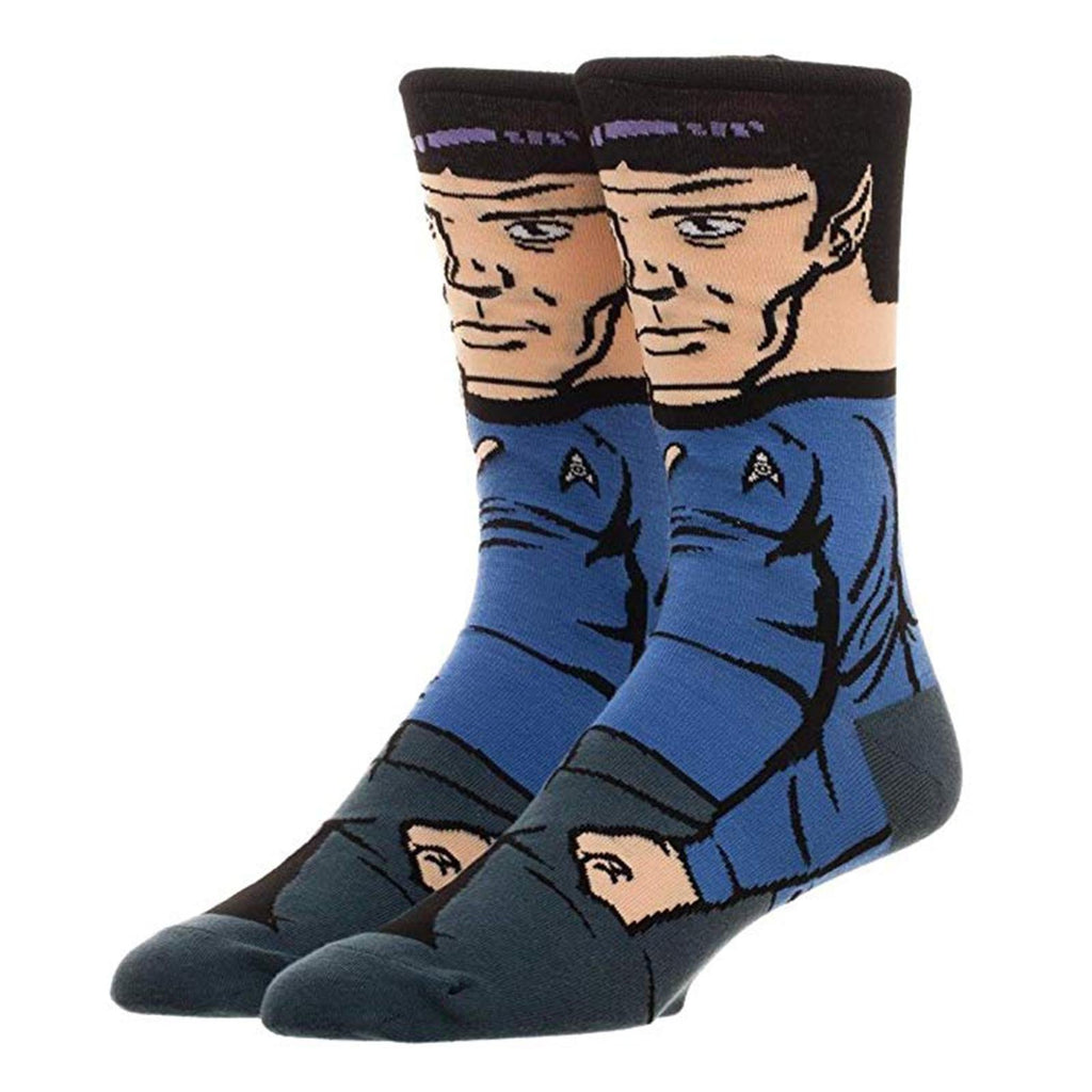 Star Trek Spock Character Collection One Pair Of Crew Socks
