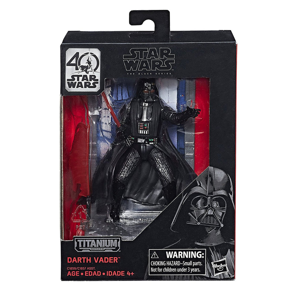 Star Wars Black Series 40th Titanium Darth Vader Figure