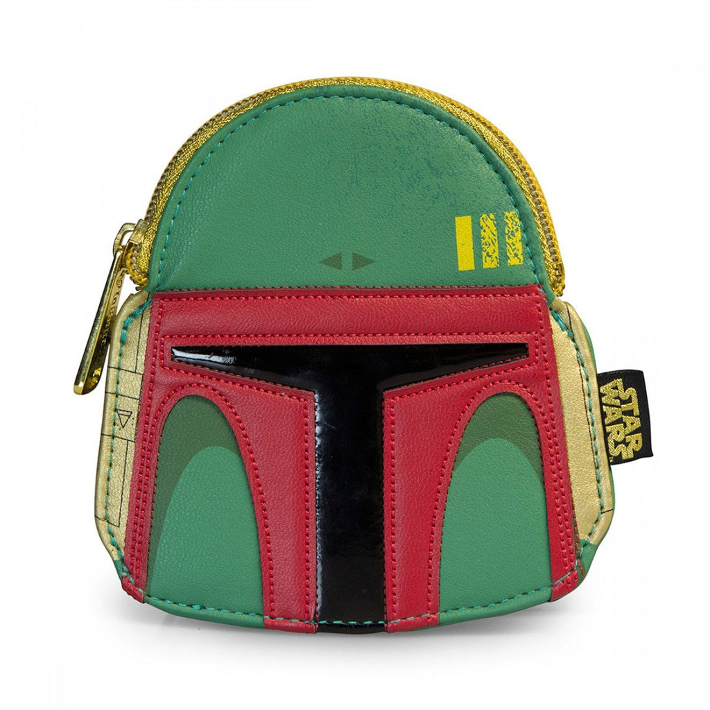Star Wars Boba Fett Faux Leather Face Coin Bag