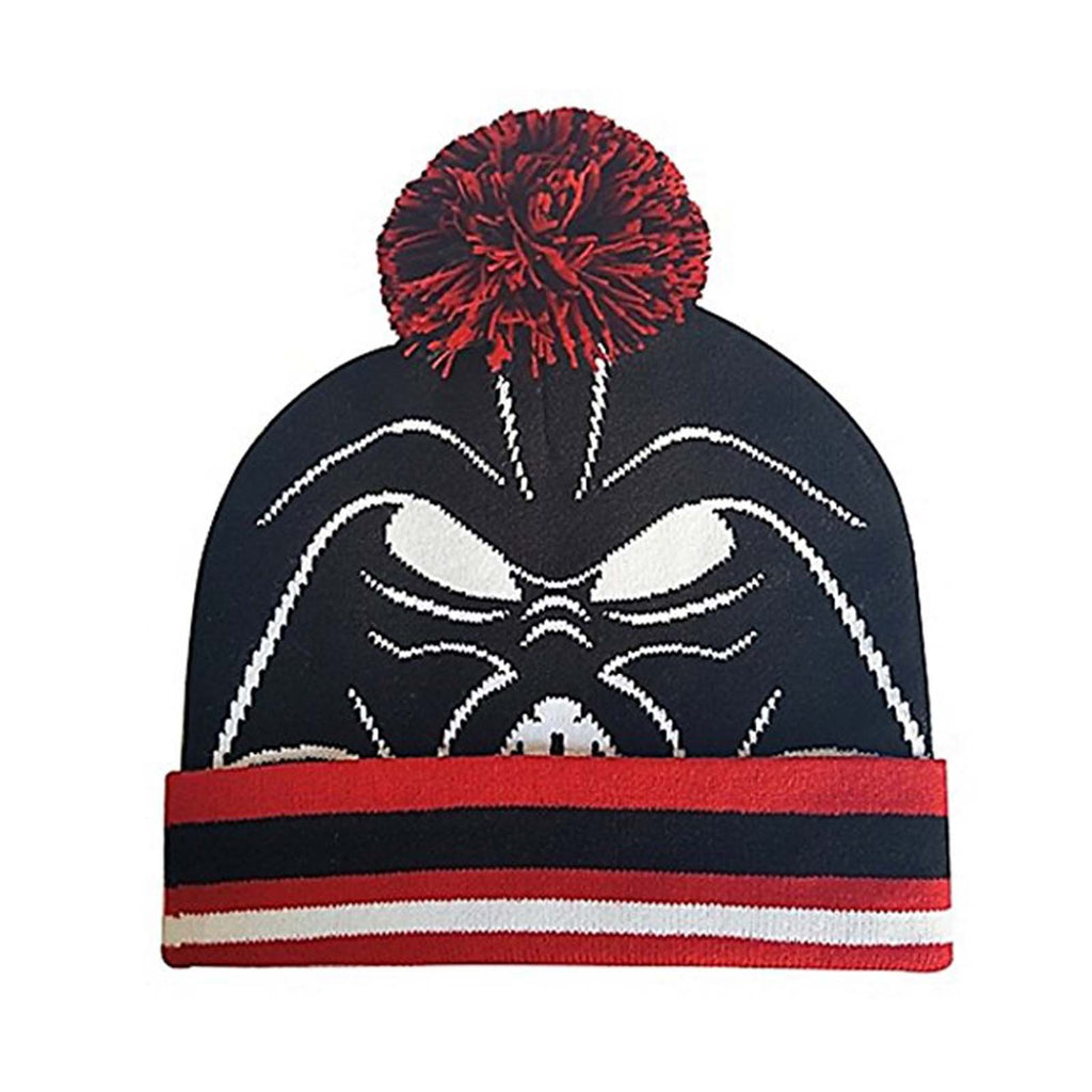 Star Wars Darth Vader Big Face Pom Knit Beanie
