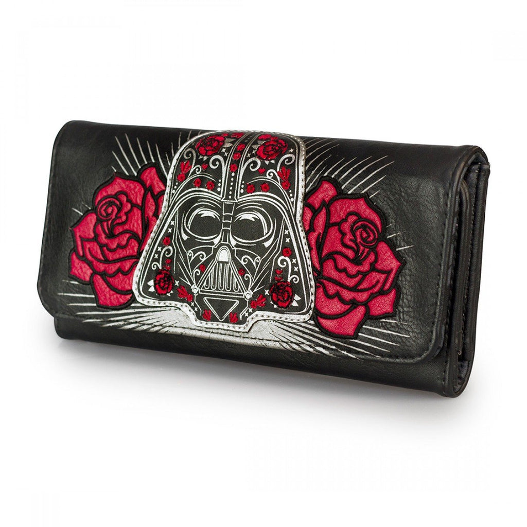 Star Wars Darth Vader Sugar Skull Roses Wallet
