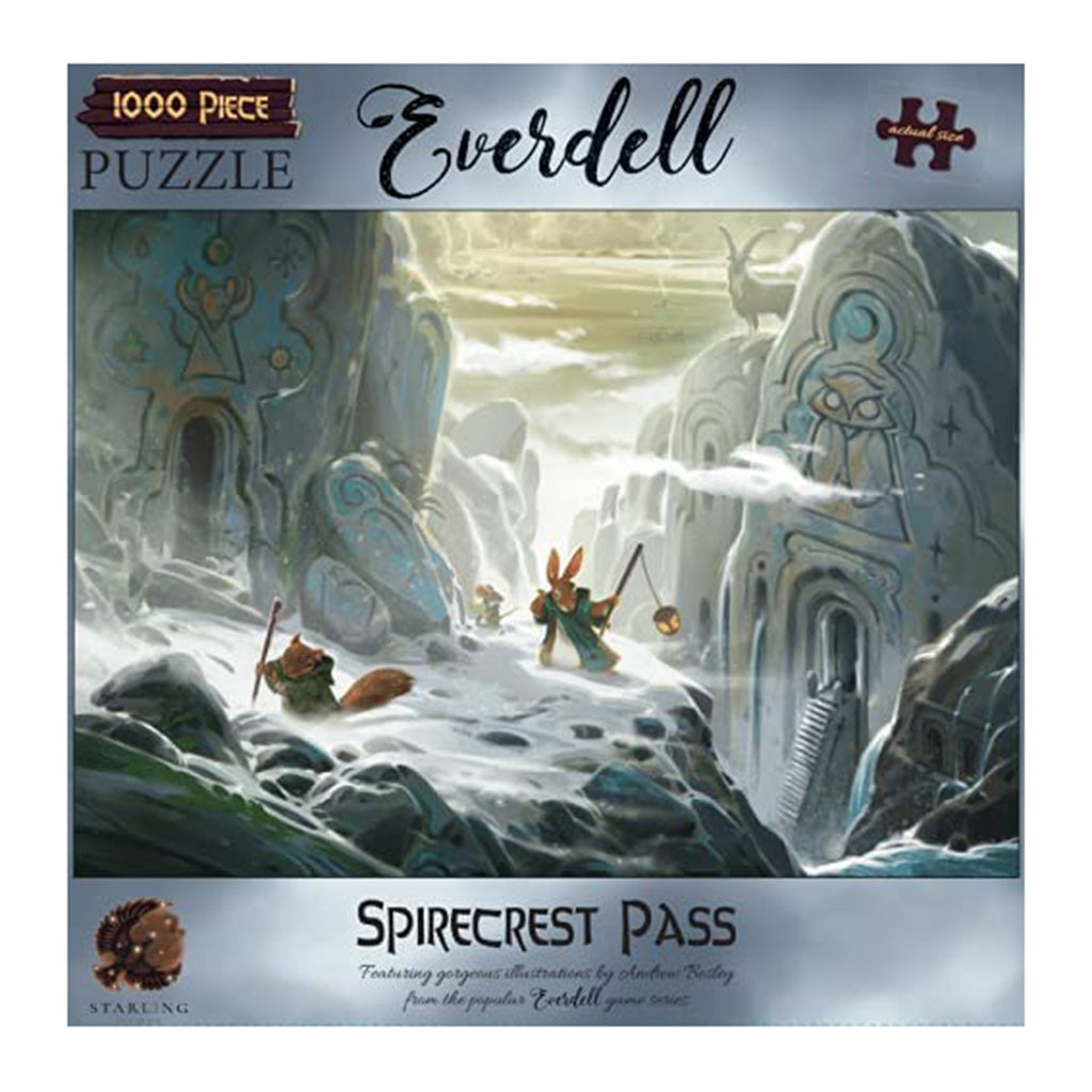 Starling Games Everdell Spirecrest Pass 1000 Piece Puzzle