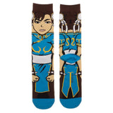Street Fighter Chun-Li Character Collection One Pair Of Crew Socks - Radar Toys