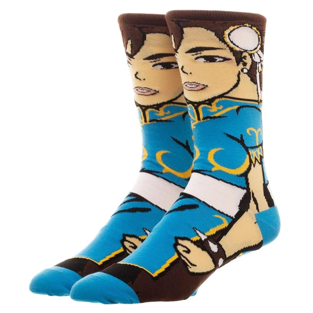 Street Fighter Chun-Li Character Collection One Pair Of Crew Socks