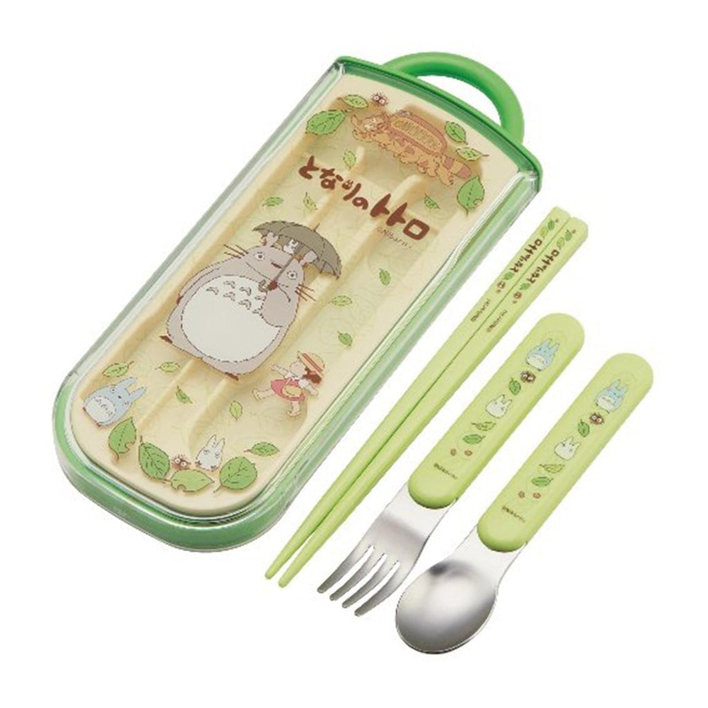Studio Ghibli My Neighbor Totoro 3 In 1 Utensil Set And Carrier
