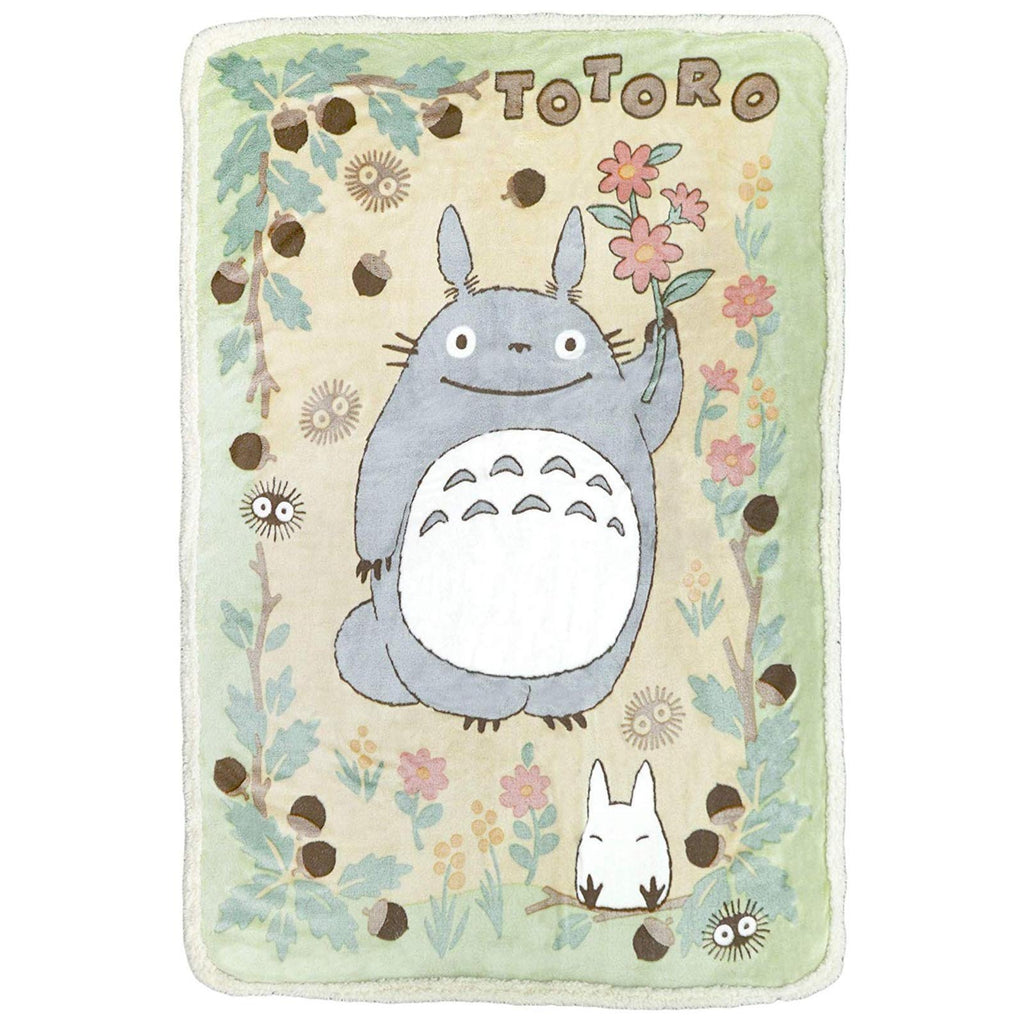 Studio Ghibli Totoro In The Sunny Forest Plush Large Blanket