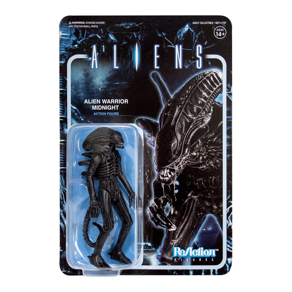 Super7 Aliens Alien Warrior Midnight Reaction Figure