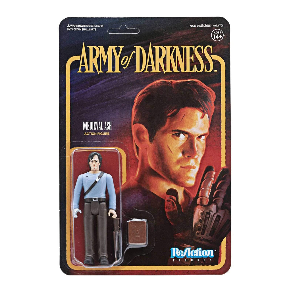 Super7 Army Of Darkness Medieval Ash Midnight Reaction Figure