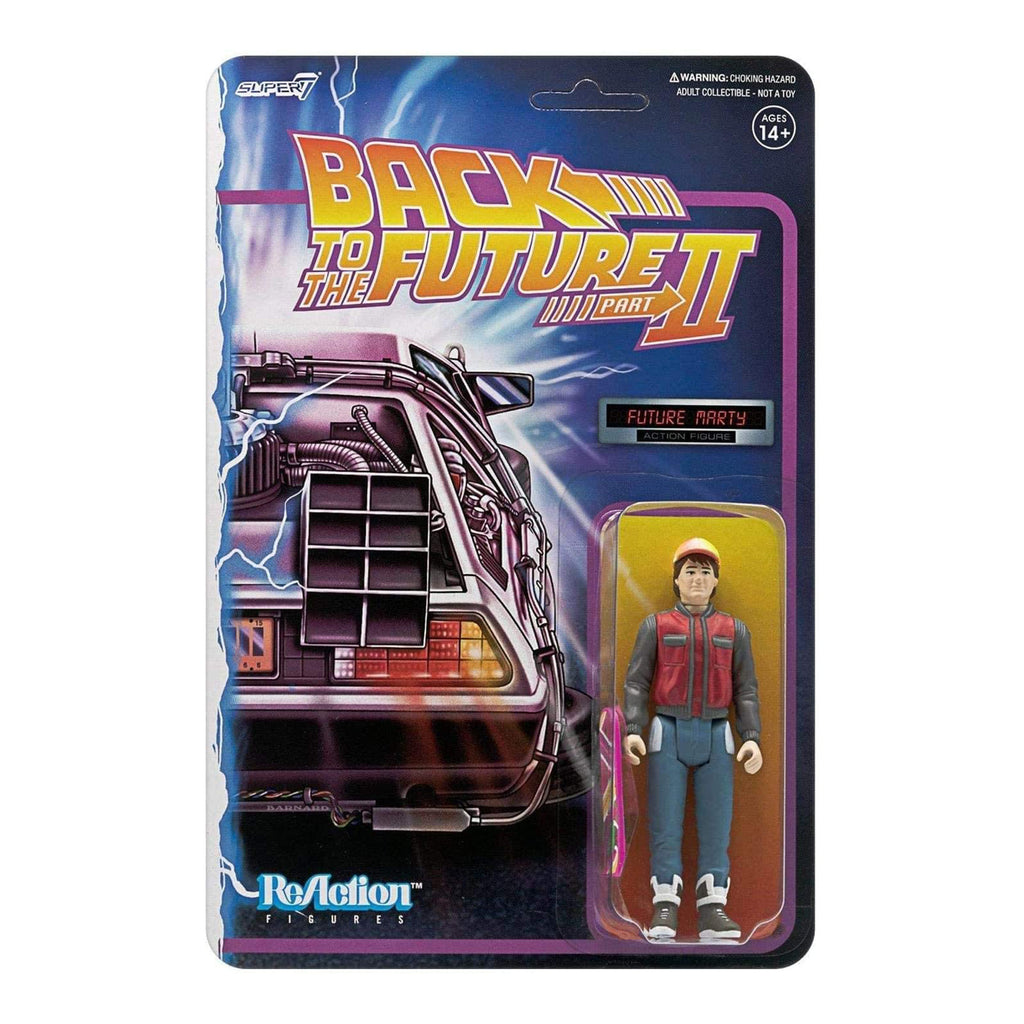 Super7 Back To The Future Part II Future Marty Reaction Figure
