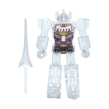 Super7 Mighty Morphin Power Rangers Super Cyborg Megazord Clear Reaction Figure - Radar Toys