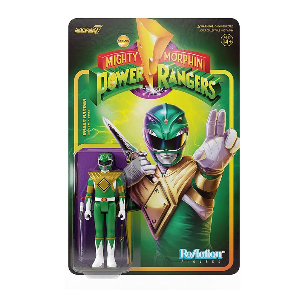 Super7 Power Rangers Green Ranger Reaction Figure