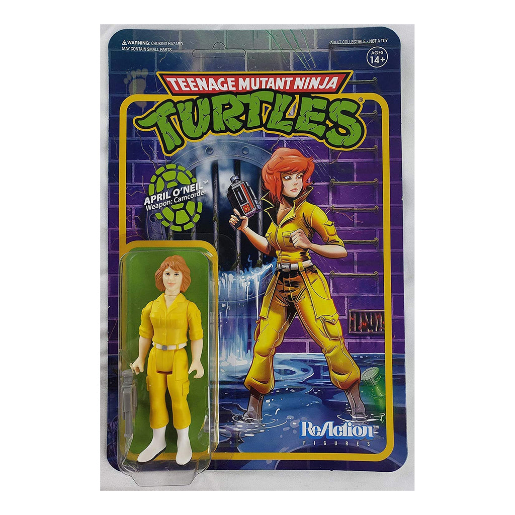 Super7 Teenage Mutant Ninja Turtles April O'Neil Reaction
