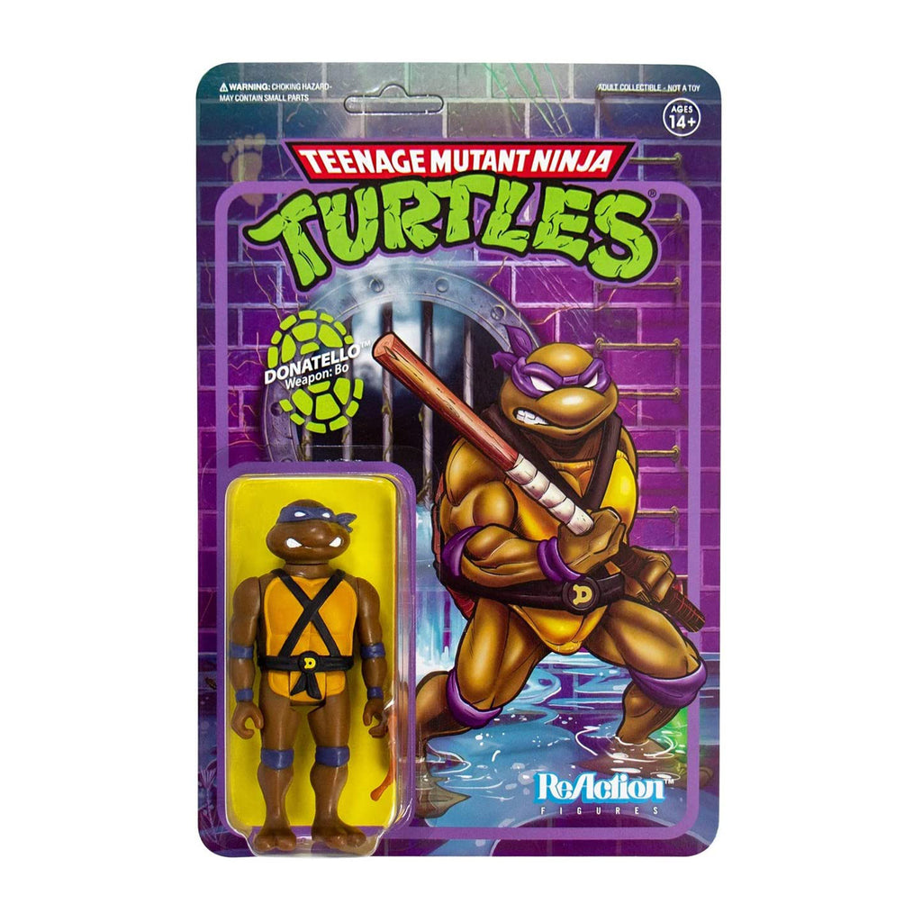 Super7 Teenage Mutant Ninja Turtles Donatello Reaction Figure