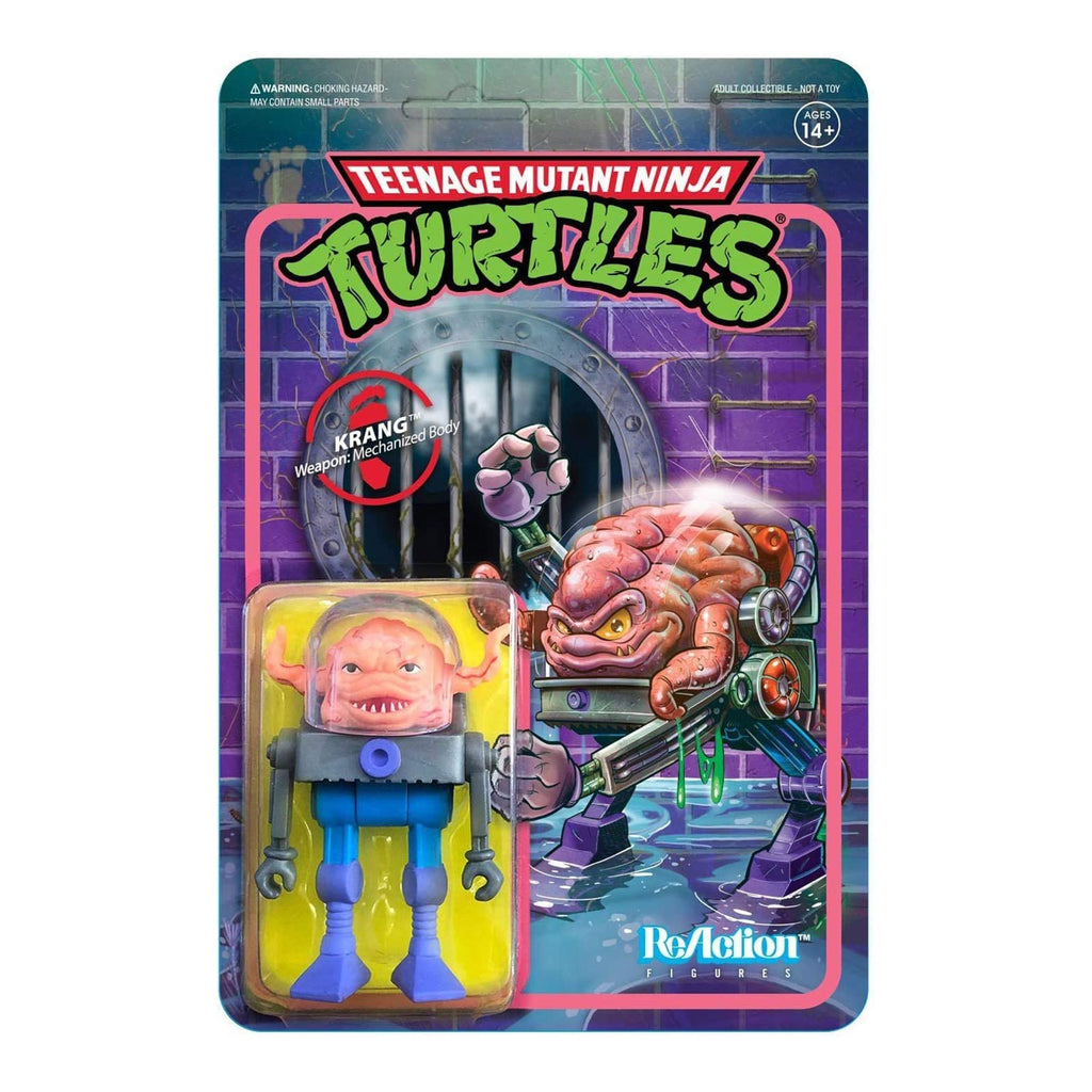 Super7 Teenage Mutant Ninja Turtles Krang Reaction Figure