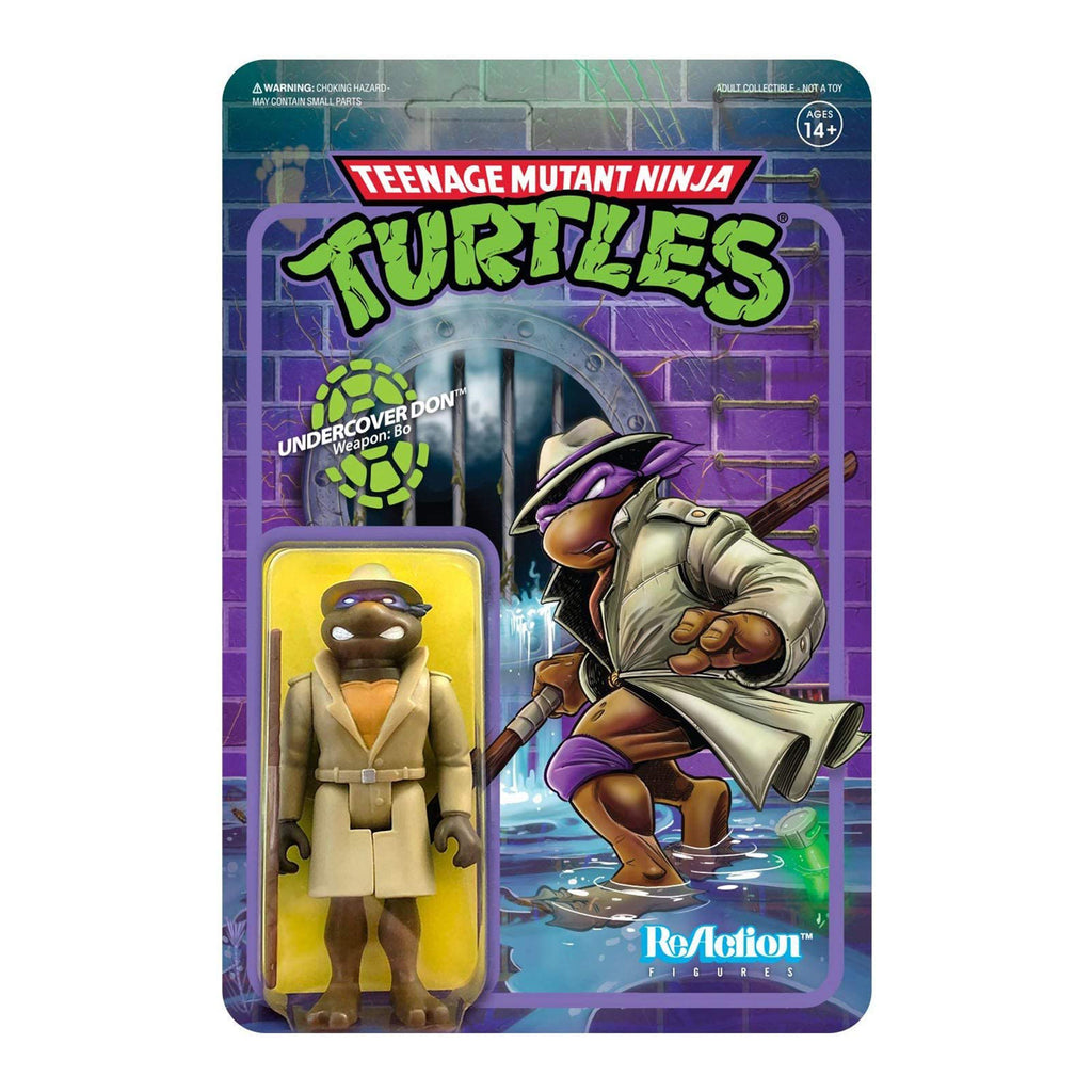 Super7 Teenage Mutant Ninja Turtles Undercover Donatello Reaction - Radar Toys