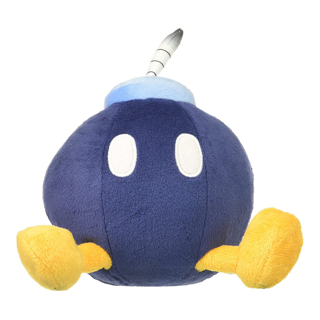 Super Mario All Star Collection Bob Omb 5 Inch Plush Figure