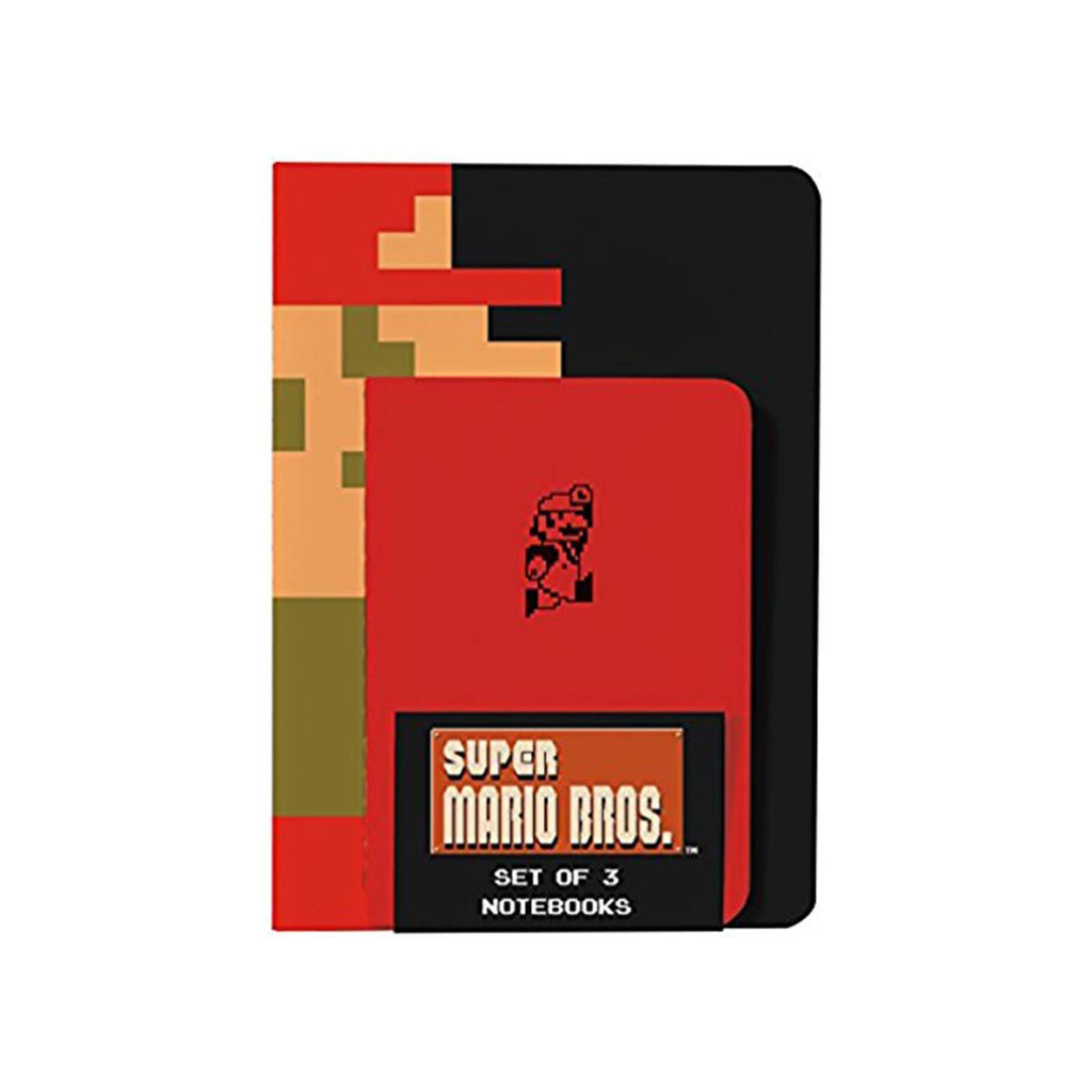 Super Mario Bros Set Of 3 Notebooks