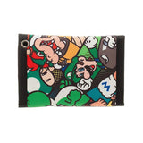 Super Mario Canvas Characters Tri-Fold Wallet - Radar Toys