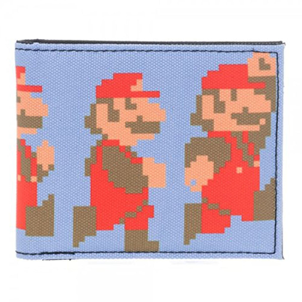 Super Mario Pixelated Sublimated Bi-Fold Wallet