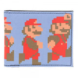 Super Mario Pixelated Sublimated Bi-Fold Wallet - Radar Toys