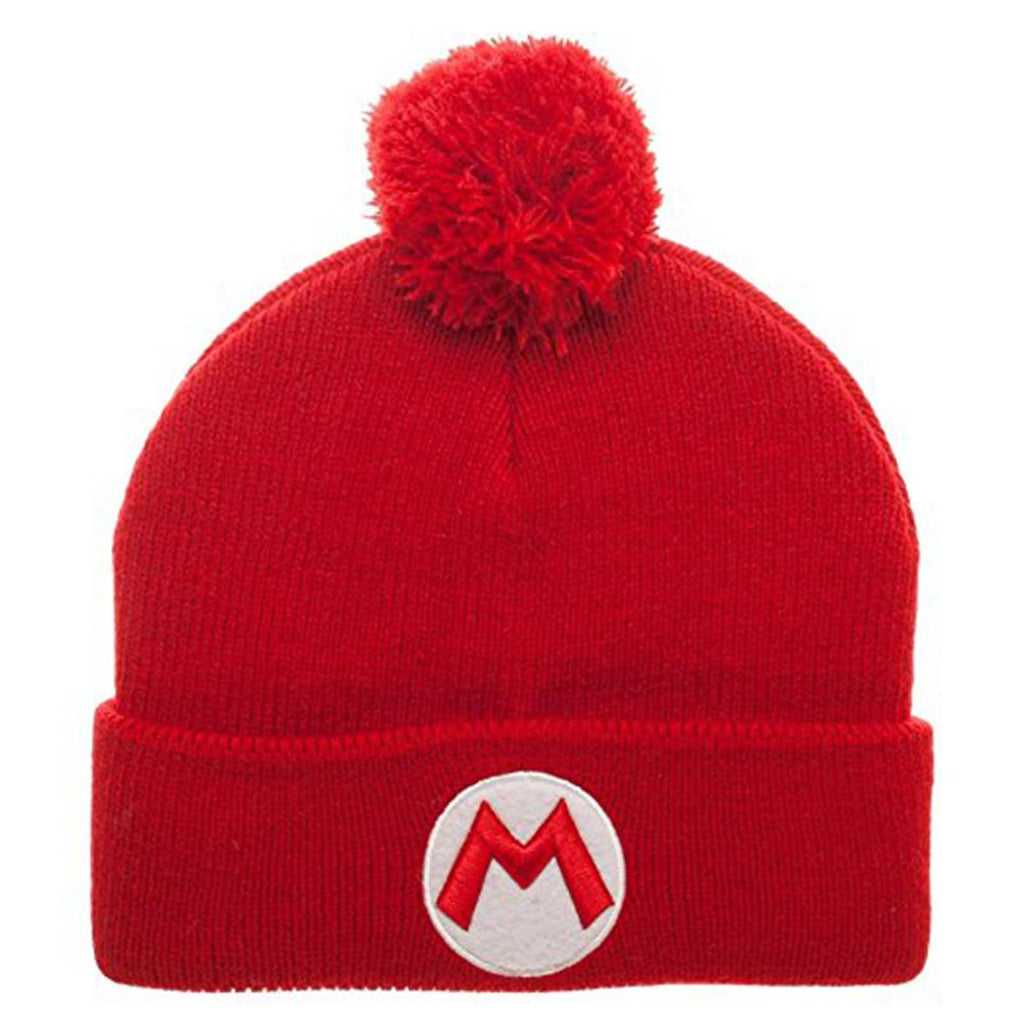 Super Mario Red Mario Pom Beanie