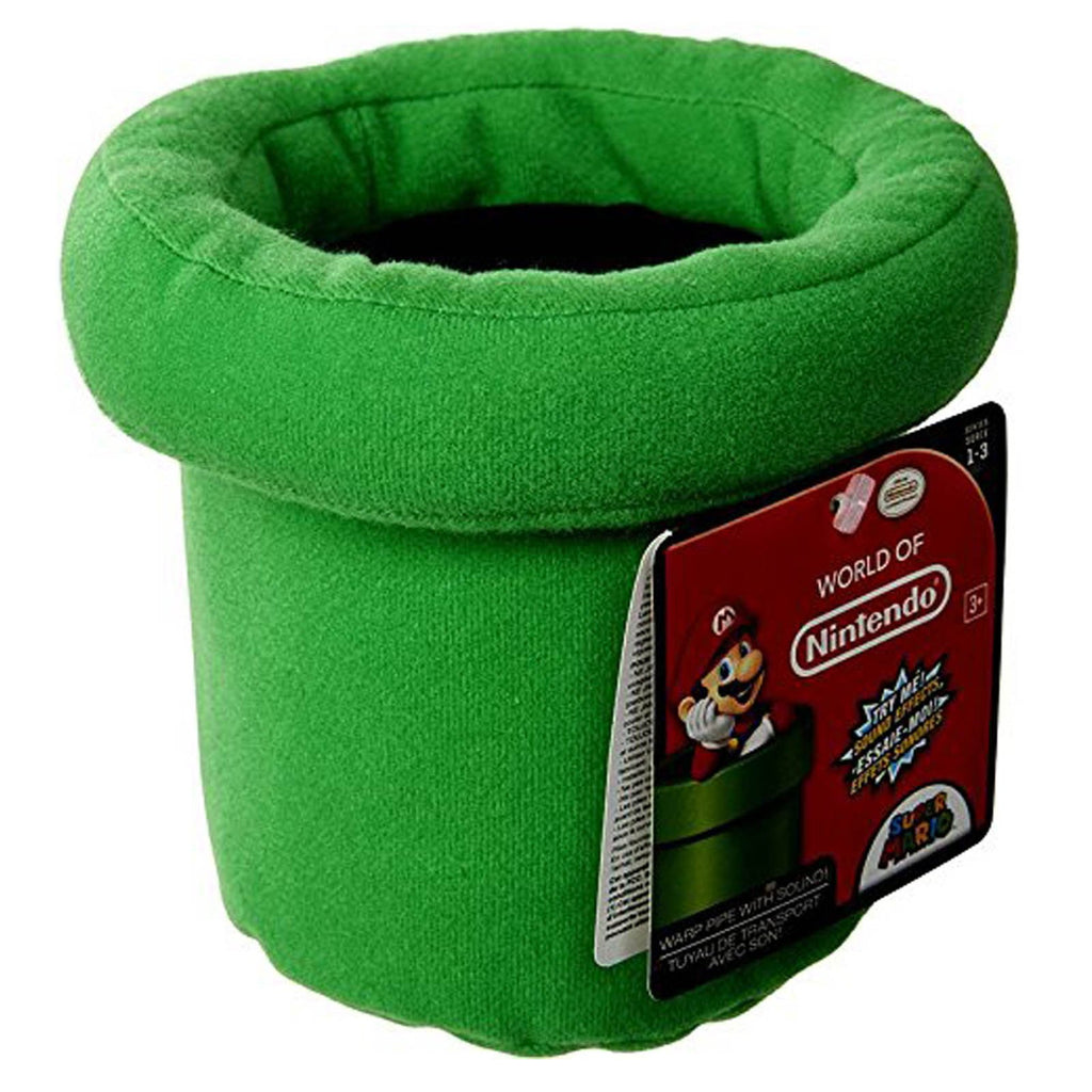 Super Mario World Of Nintendo Warp Pipe With Sound Plush