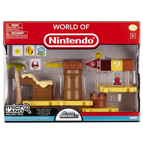 Super Mario World of Nintendo Micro Acorn Plains Deluxe Pack