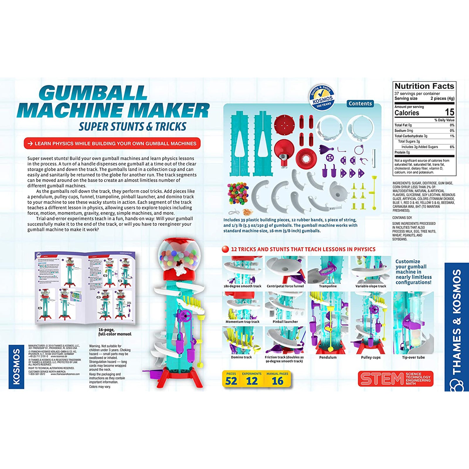 Thames And Kosmos Gumball Machine Maker Kit Radar Toys