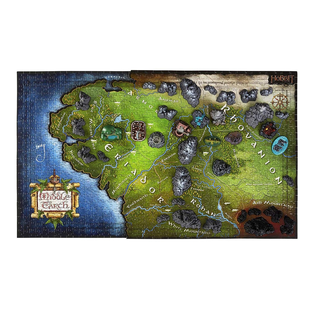 The Hobbit Middle Earth 4D 1390 Piece Puzzle