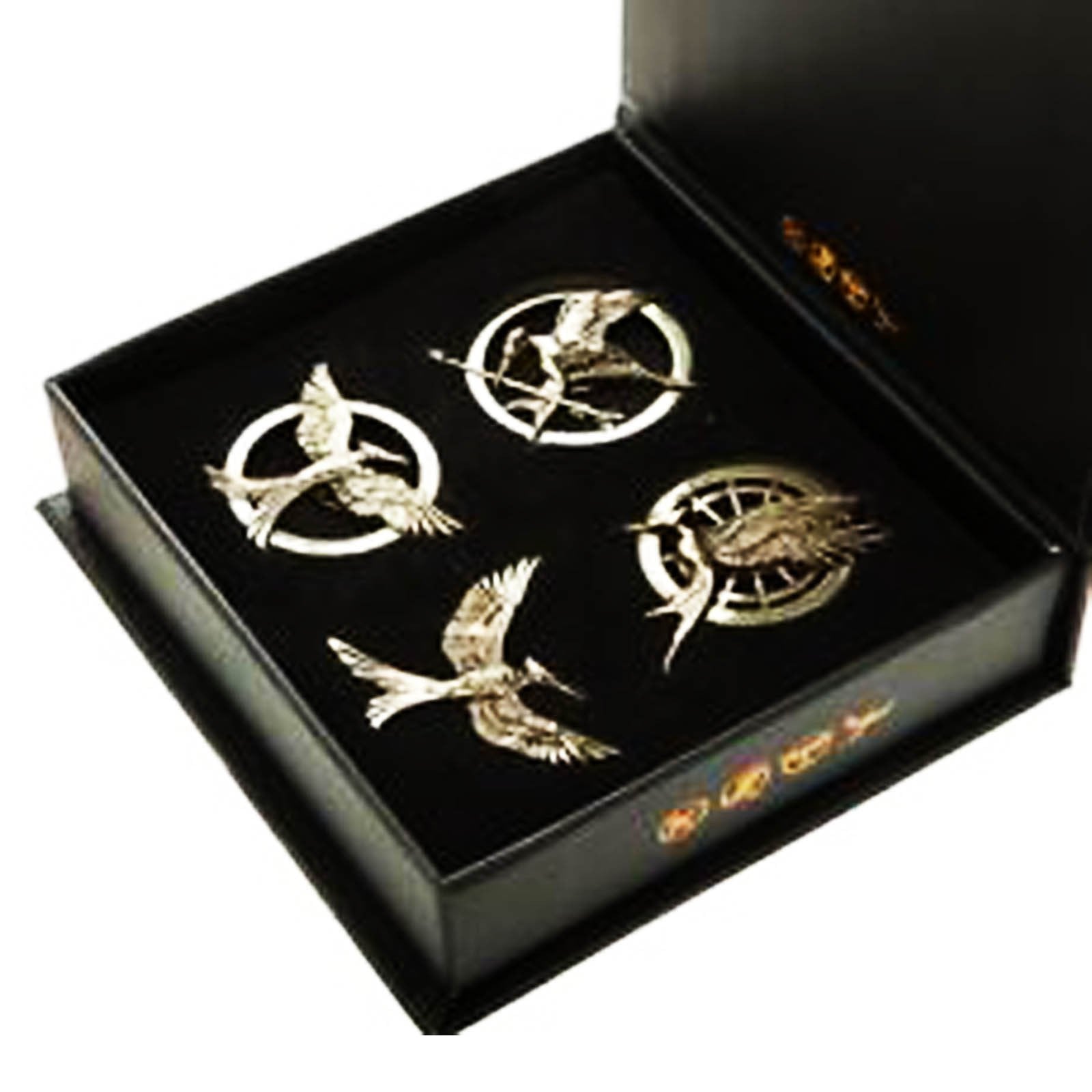 Hunger Games Mockinjay Pin Set Collector's Set Jewelry | Radar Toys