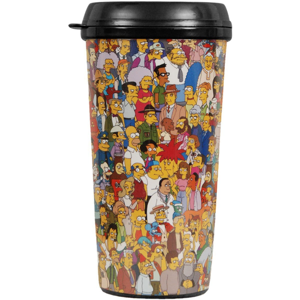 The Simpsons Springfield 16 oz. Travel Mug - Radar Toys