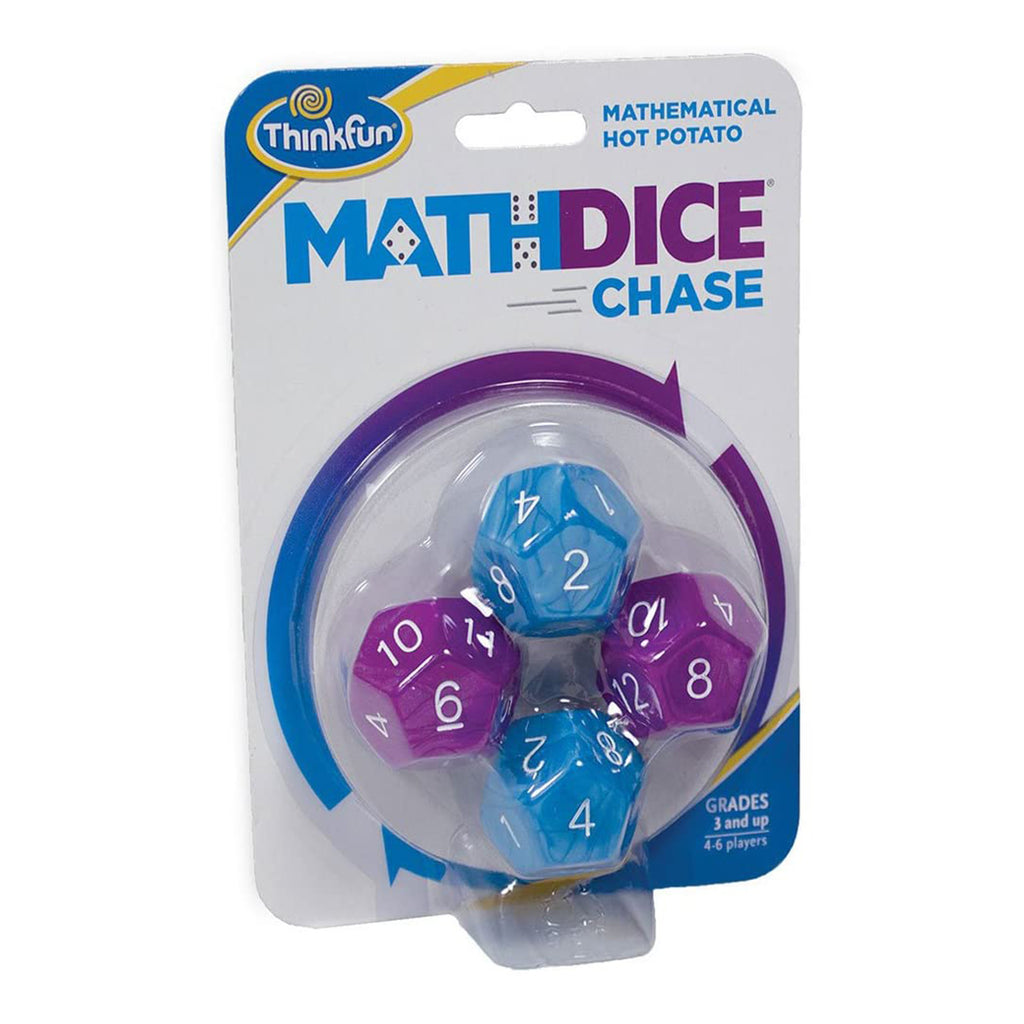 ThinkFun Math Dice Chase 4 Dice Set - Radar Toys