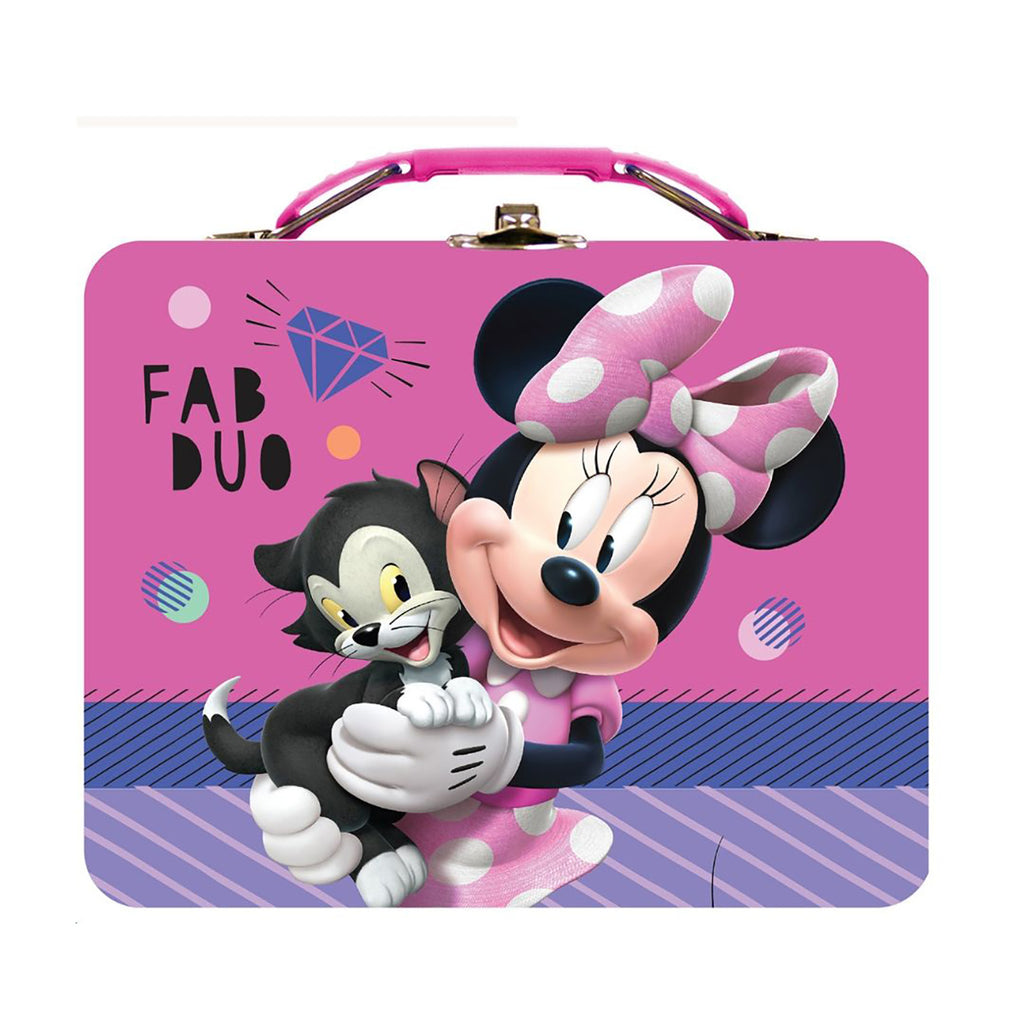 Tin Box Company Minnie Mouse Figaro Carry All Tin